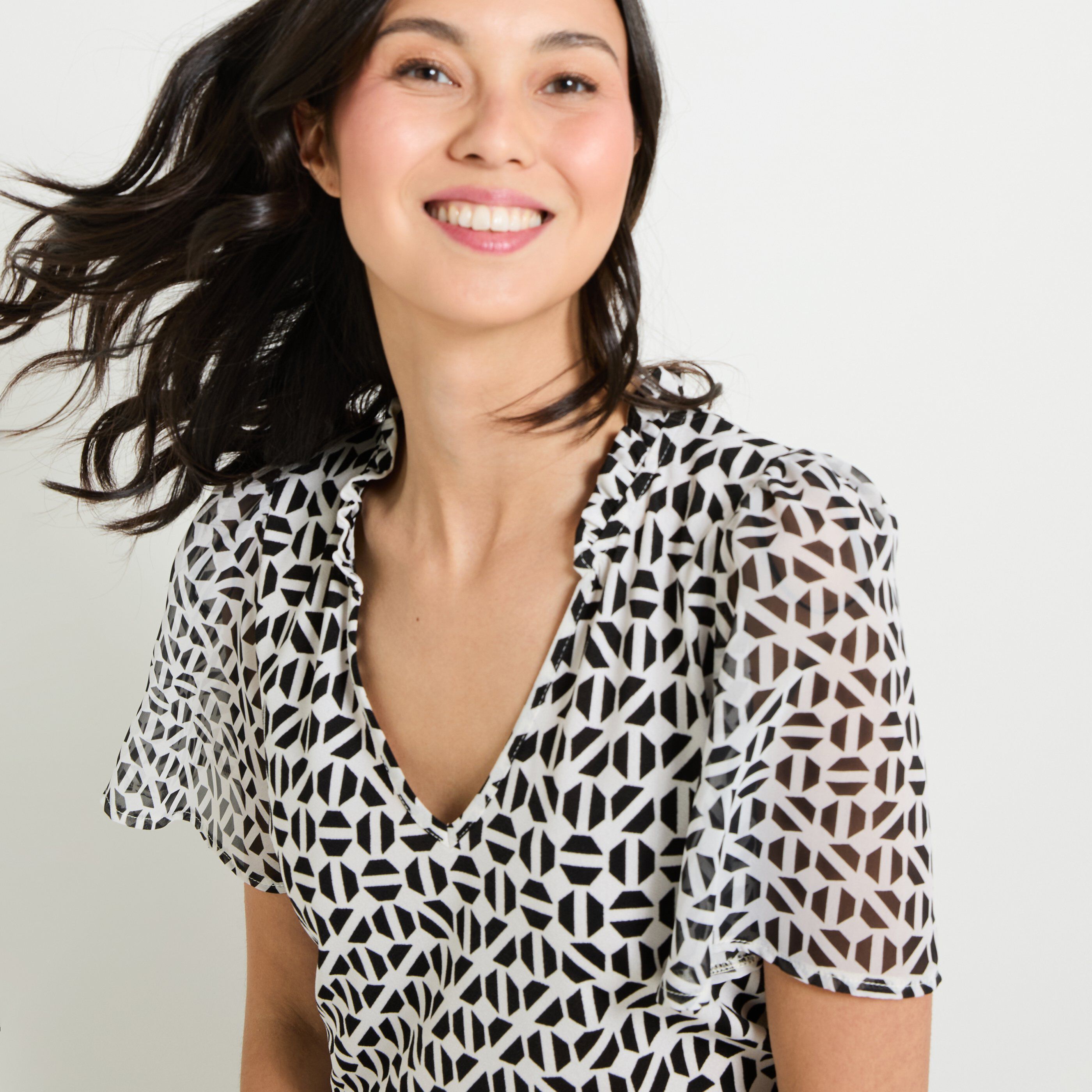 Tshirt imprim&eacute; femme