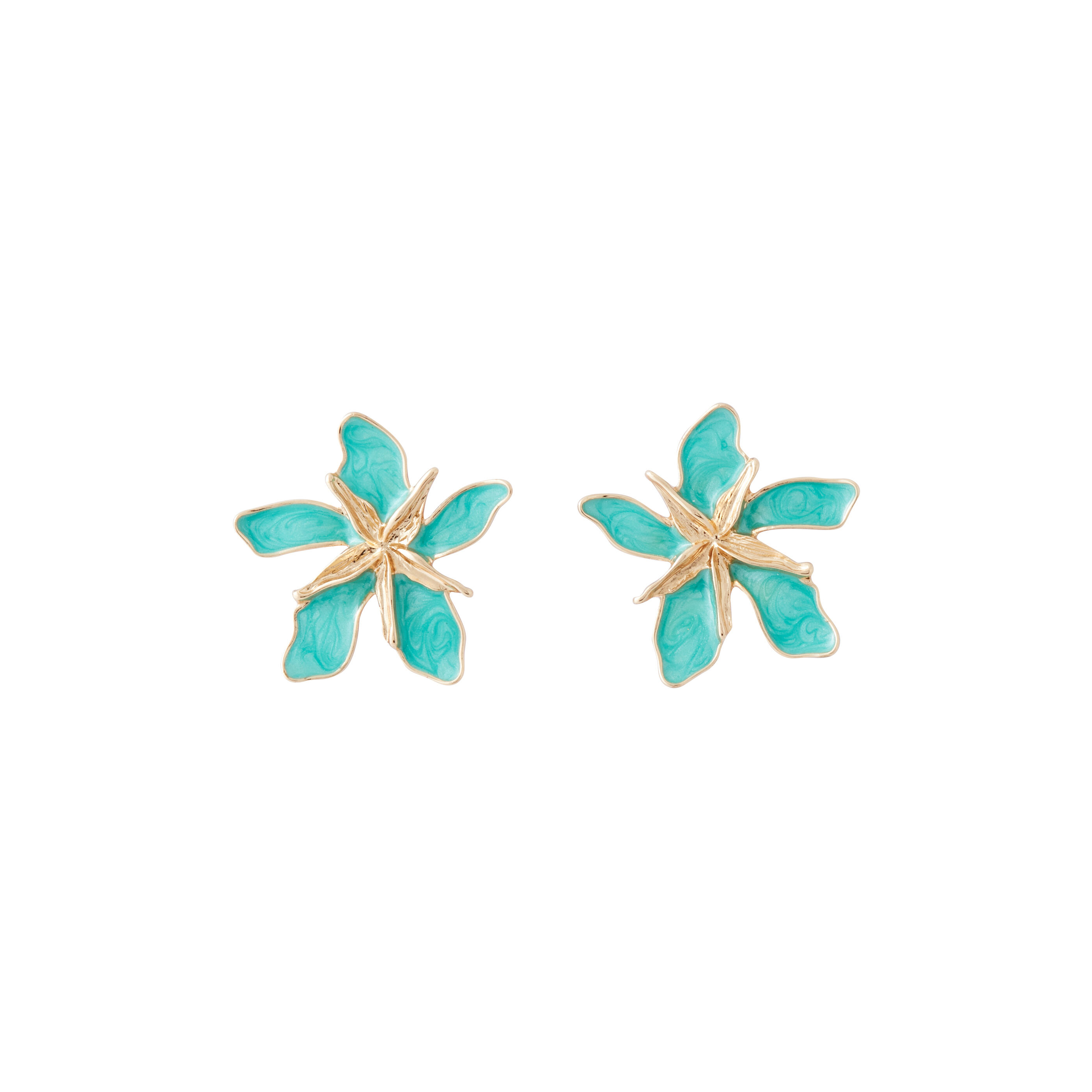 Boucles d'oreilles fleurs femme
