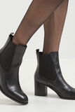 Bottines en cuir femme