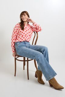 Chemise à motifs femme