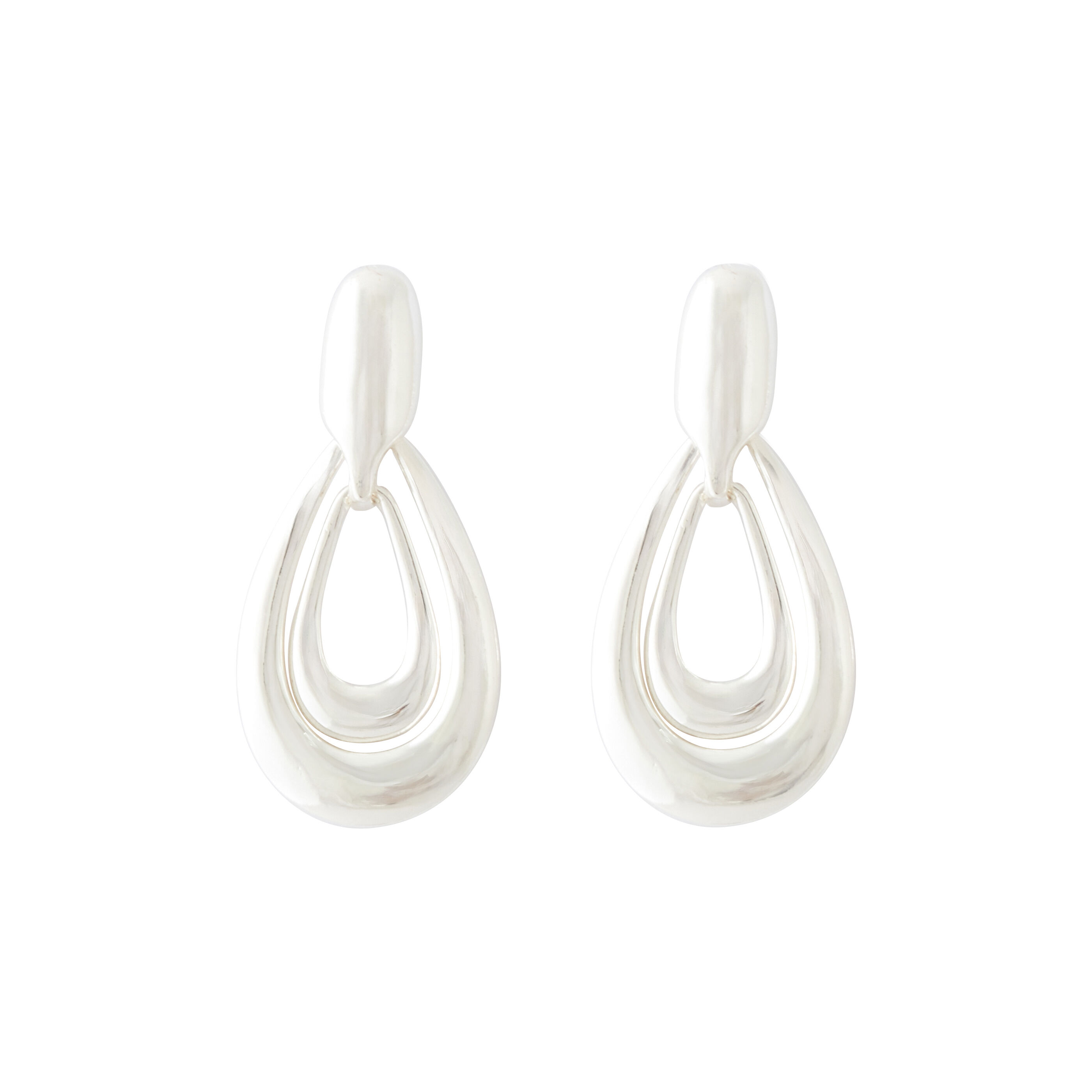 Boucles d'oreilles double goutte