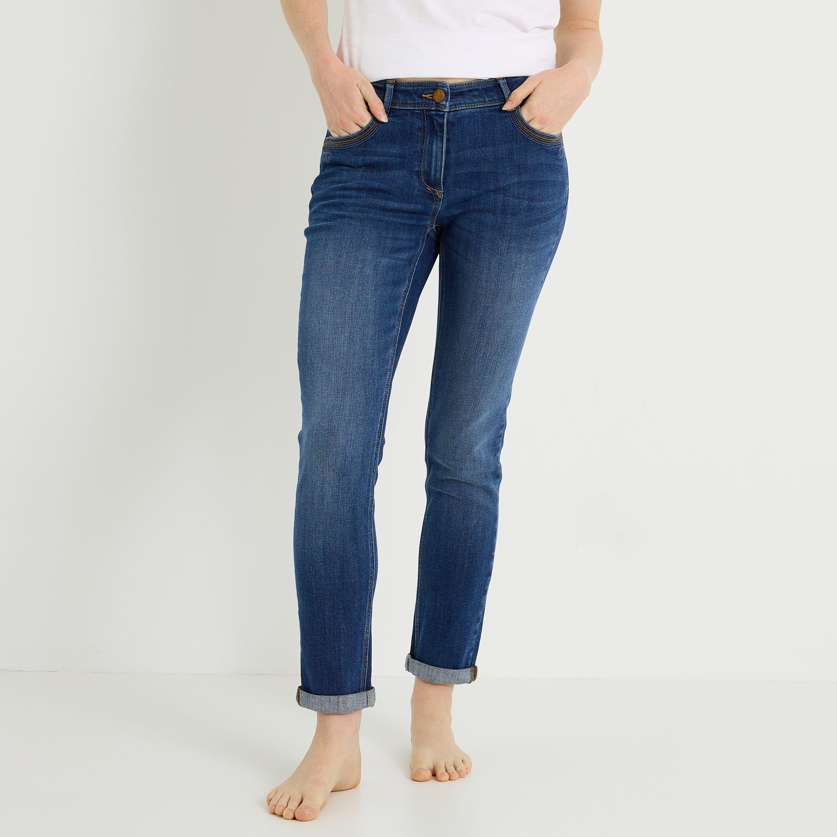 Jean slim raccourci TOKYO R01 femme