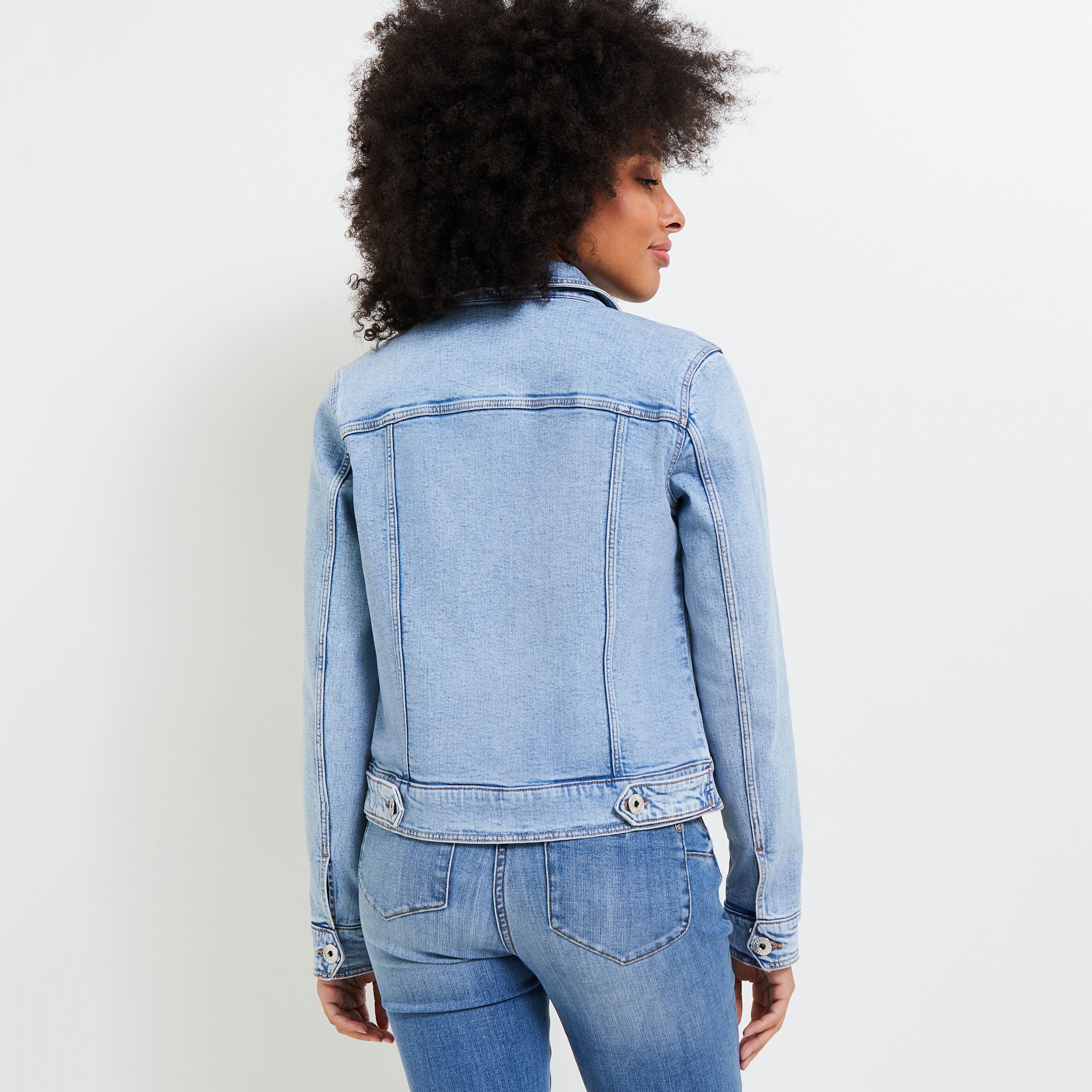 Veste en jean femme