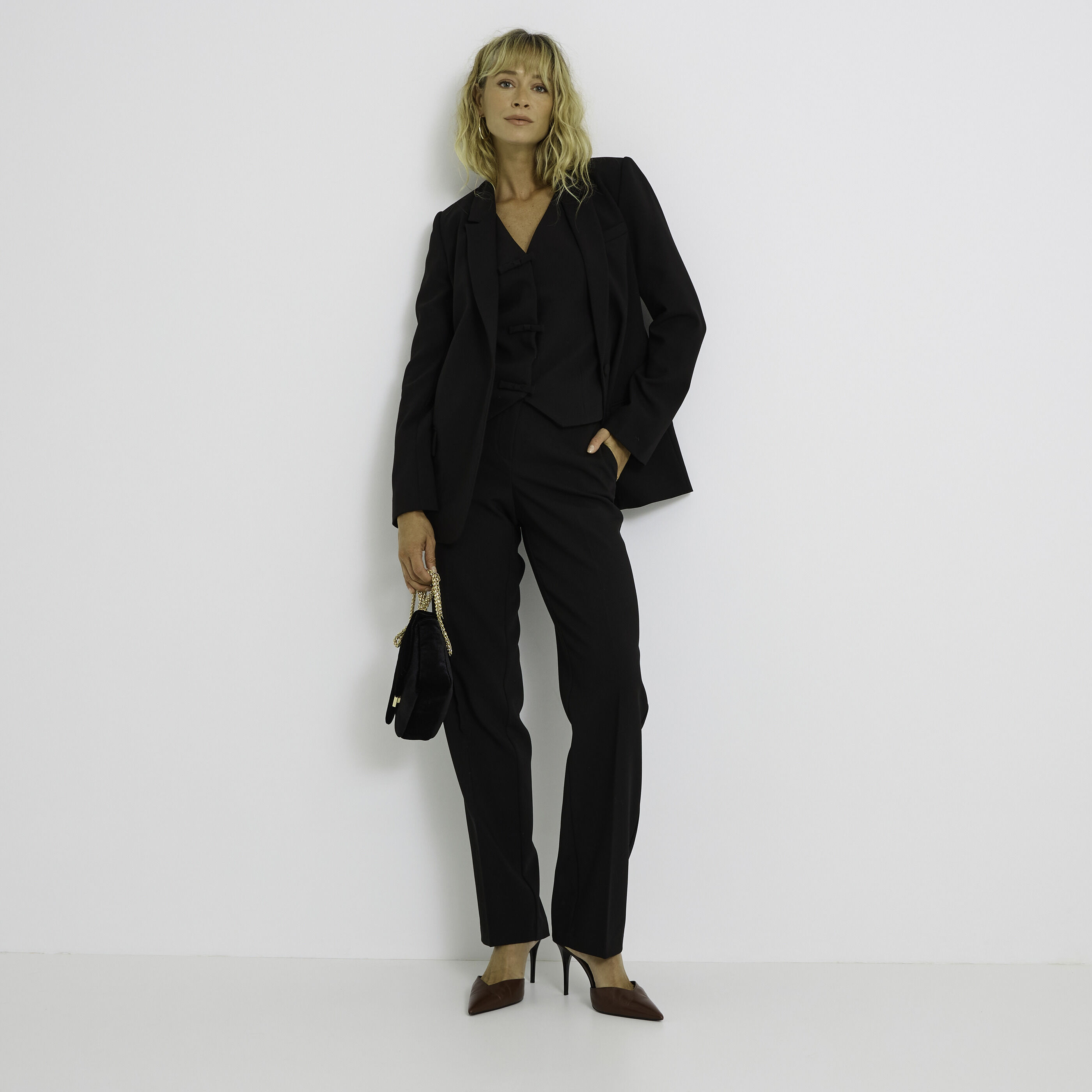 Pantalon habill&eacute; femme