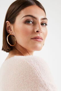 Pull col V femme