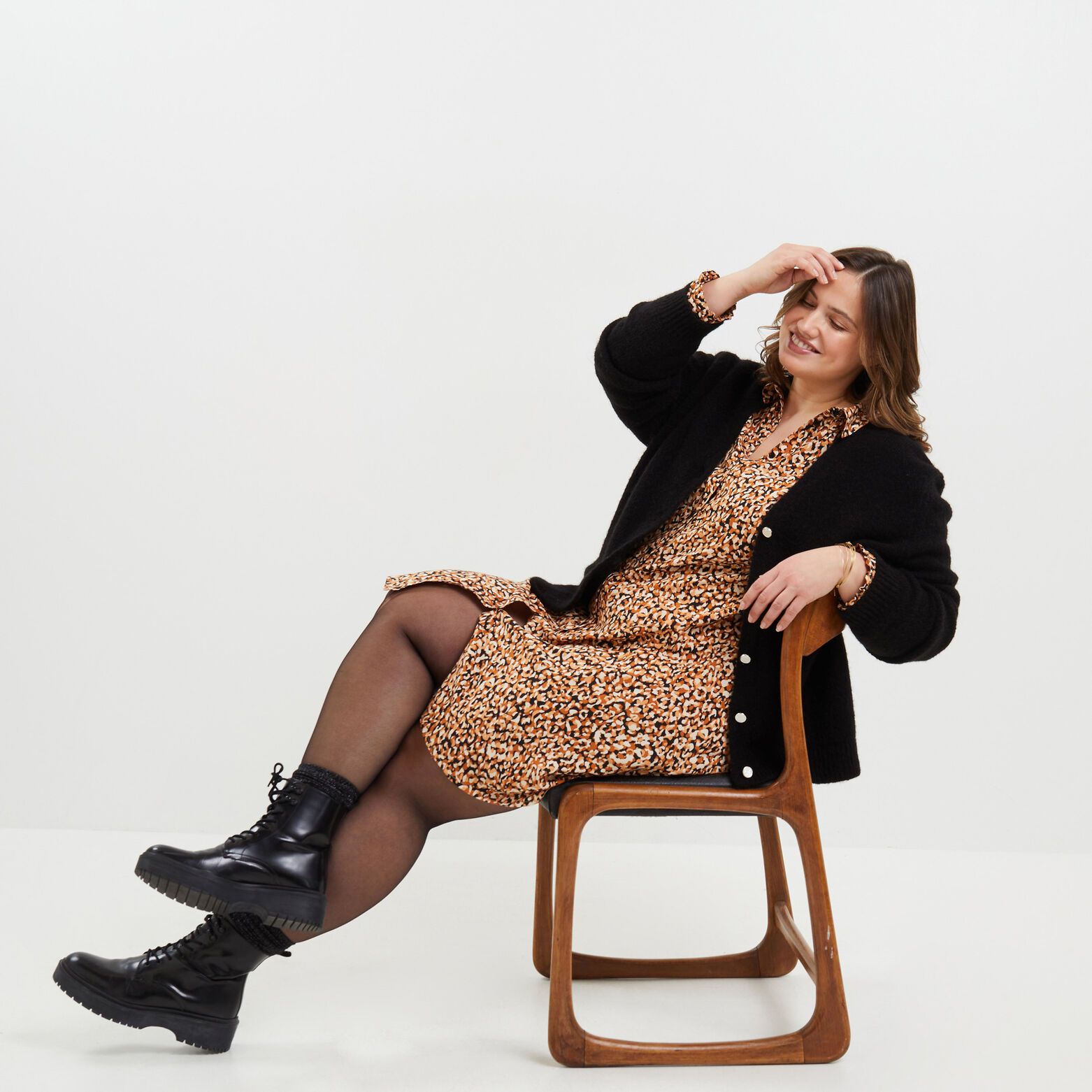 Gilet col V femme