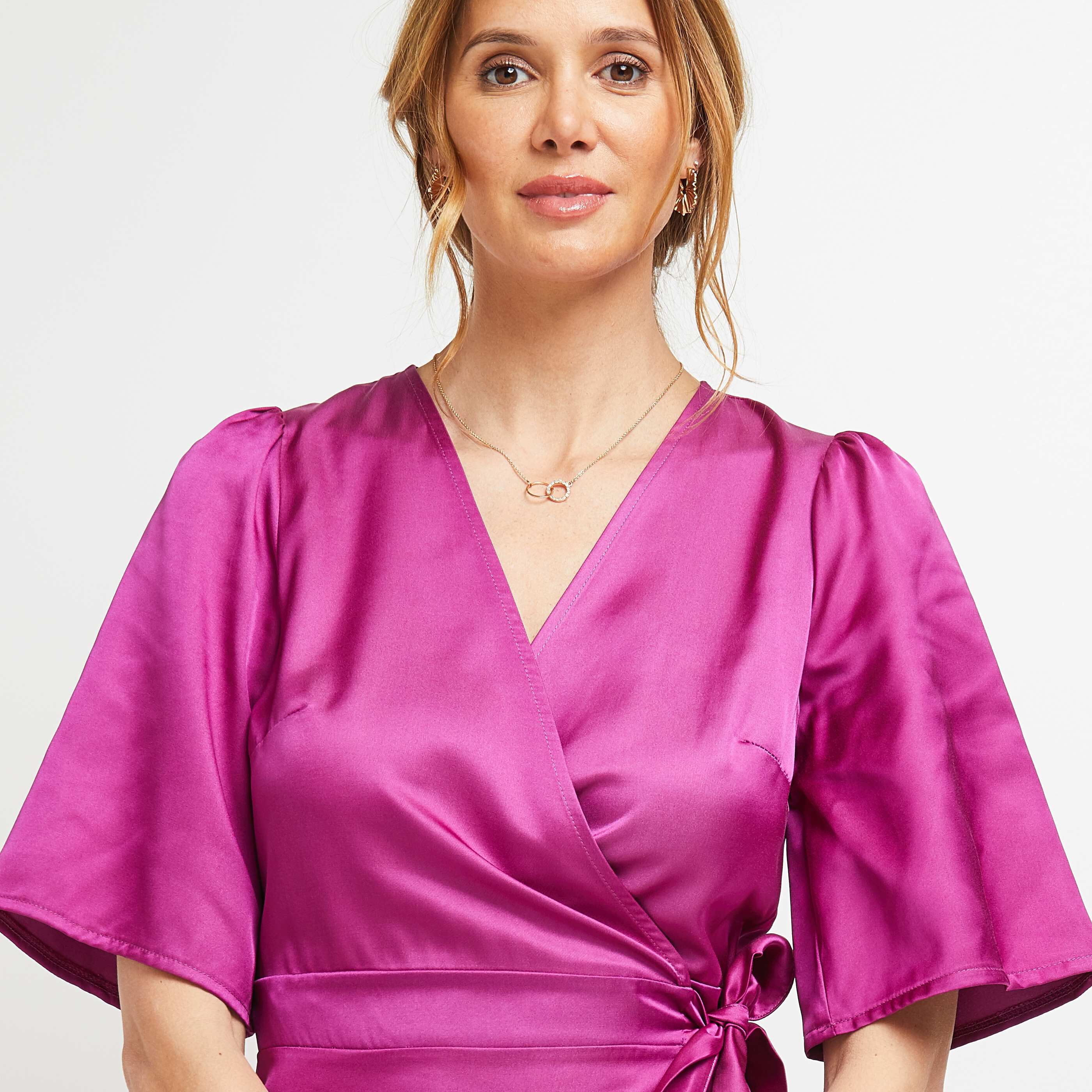 Robe cache coeur femme VIOLET Graindemalice