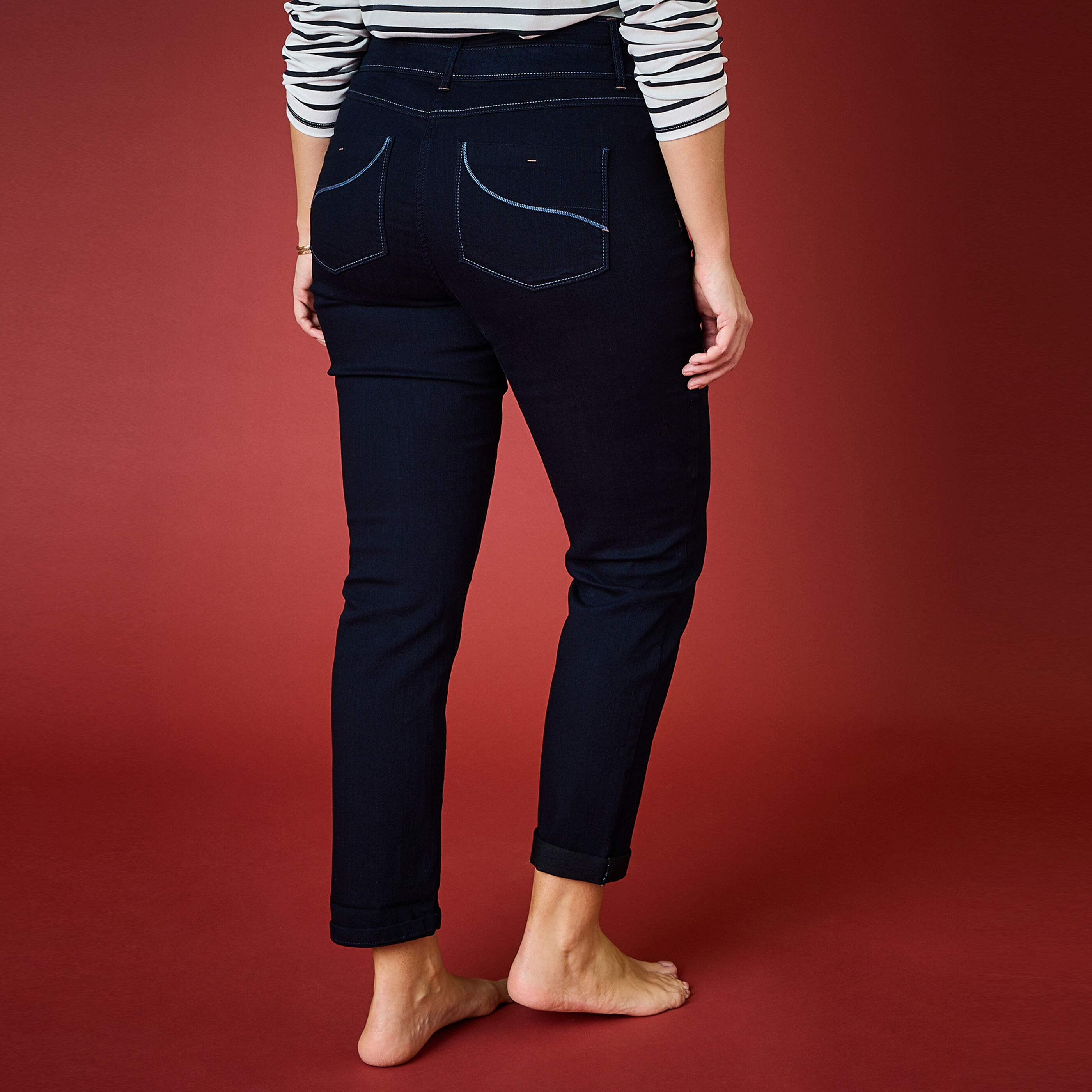 Jean raccourci HANOI R02 femme