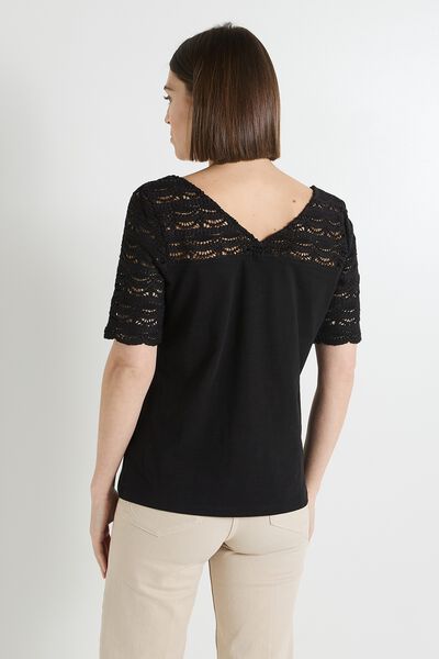 T-shirt col V femme