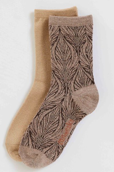 Lot de 2 paires de chaussettes femme