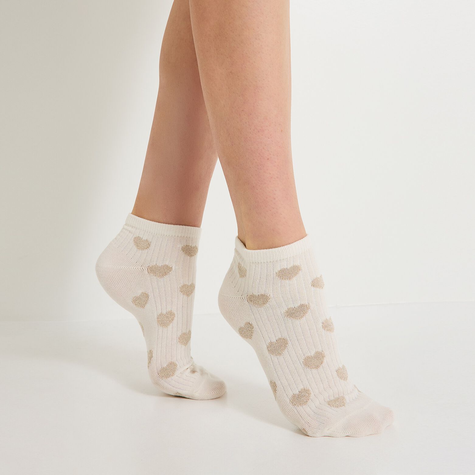 Lot de 2 paires de socquettes femme