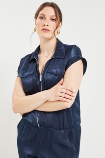 Combinaison satinée femme
