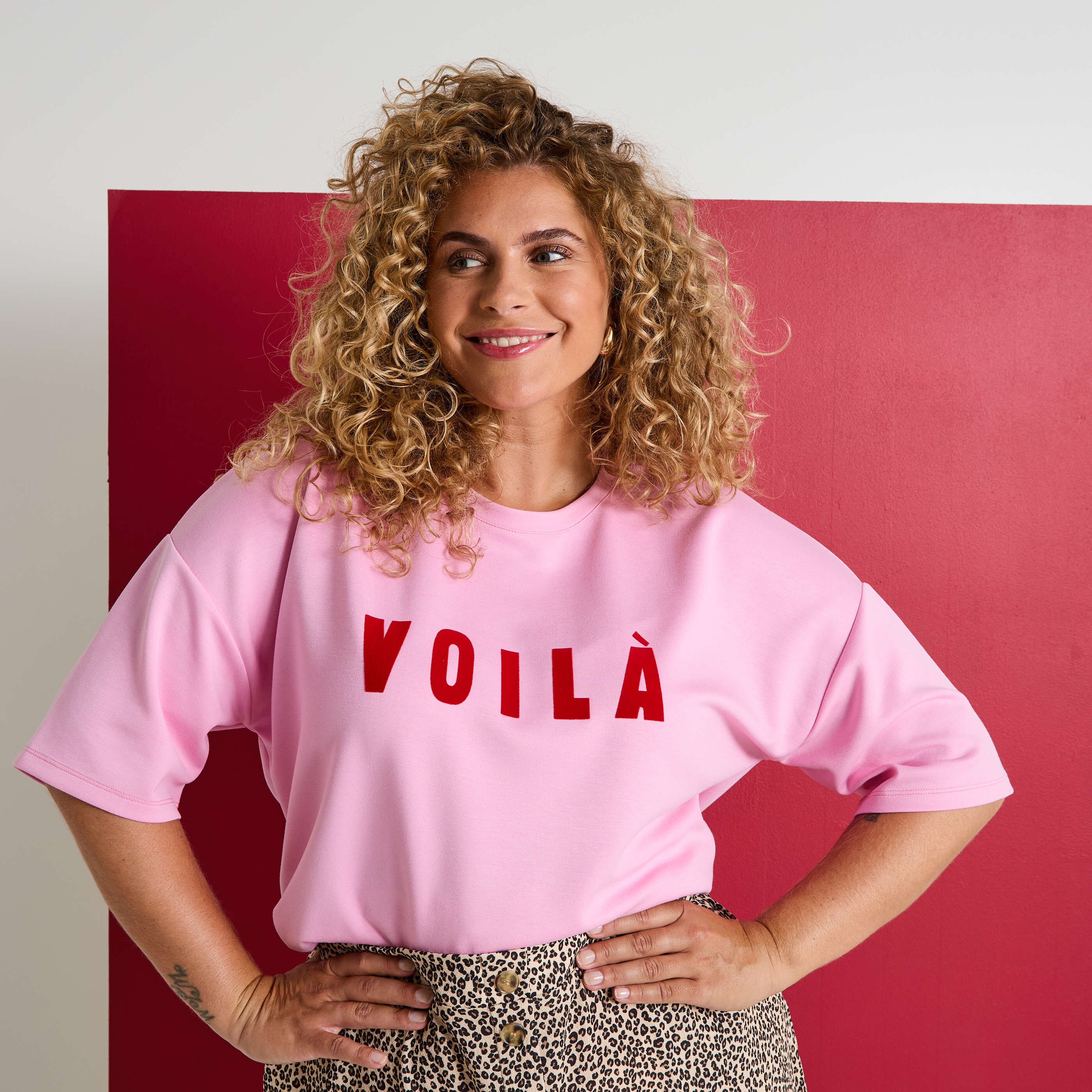 T-shirt col rond femme