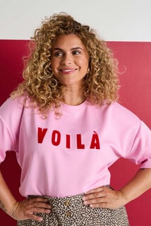 T-shirt col rond femme
