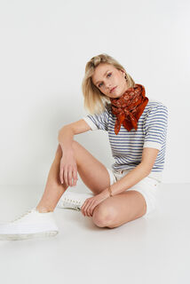 Pull rayé femme