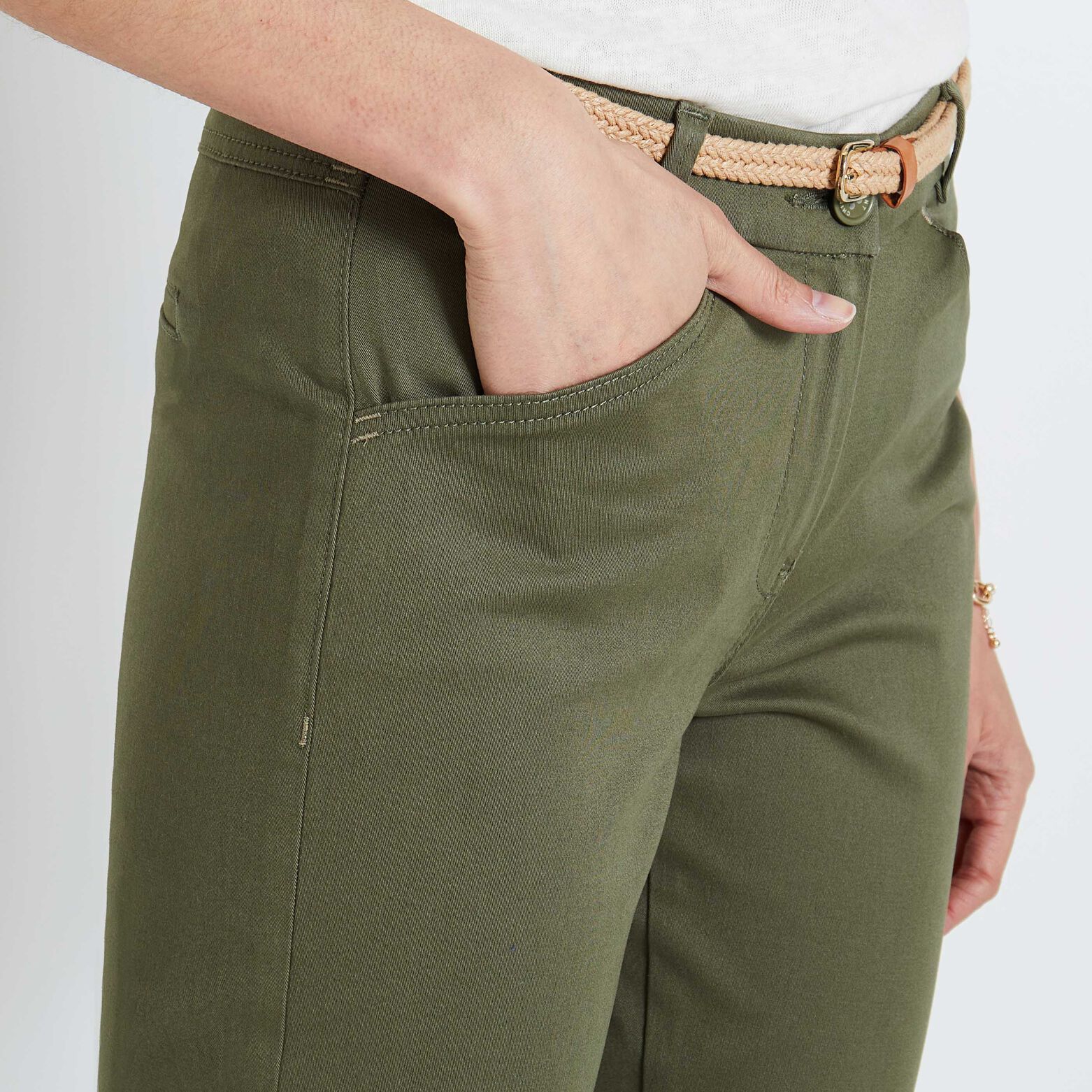 Pantalon chino femme