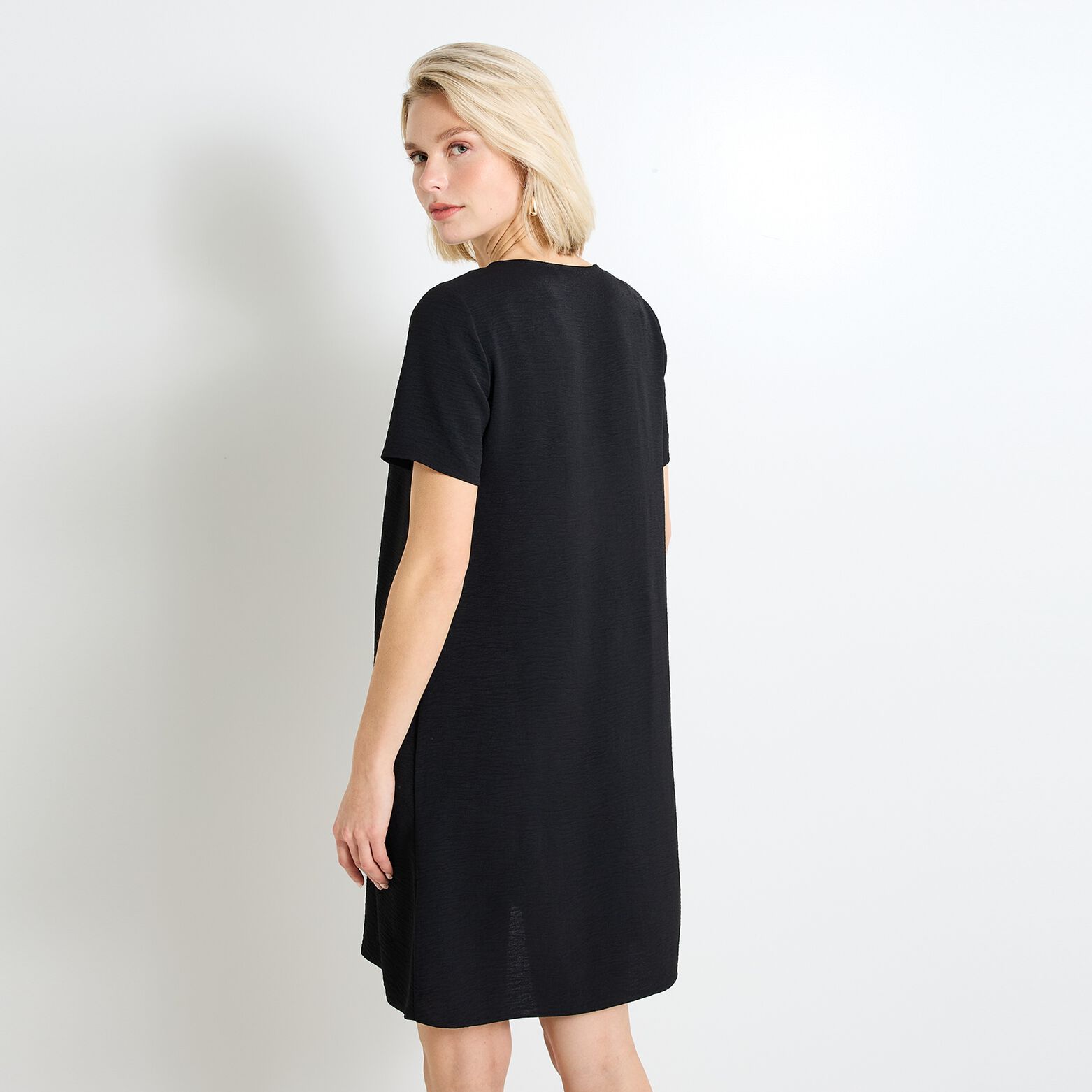 Robe col V femme