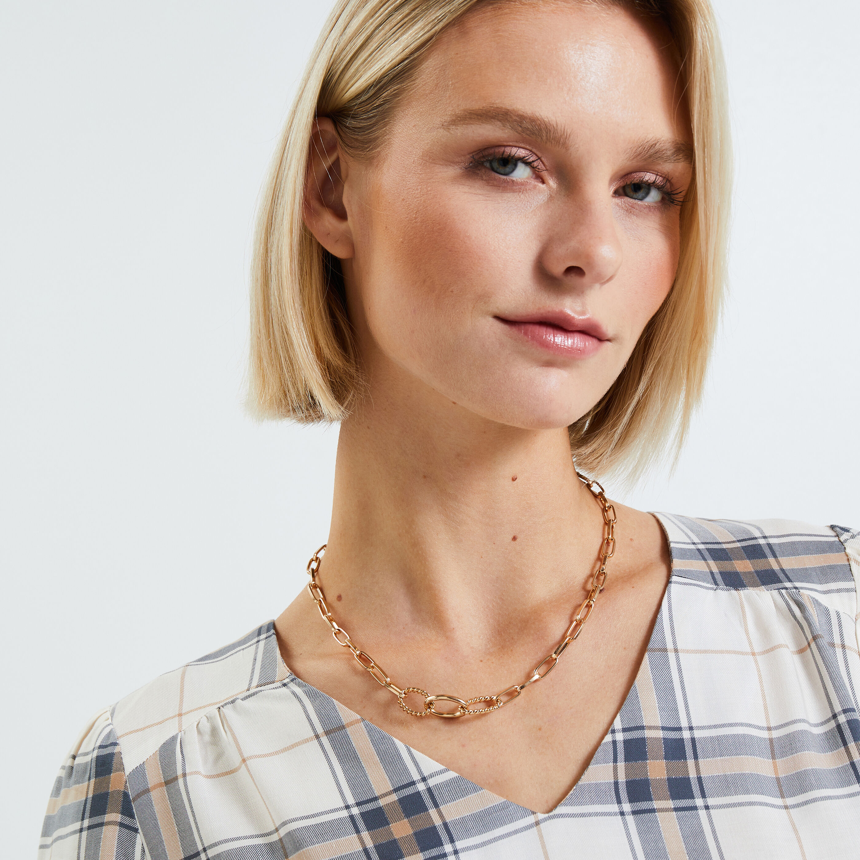 Blouse carreaux femme cheap