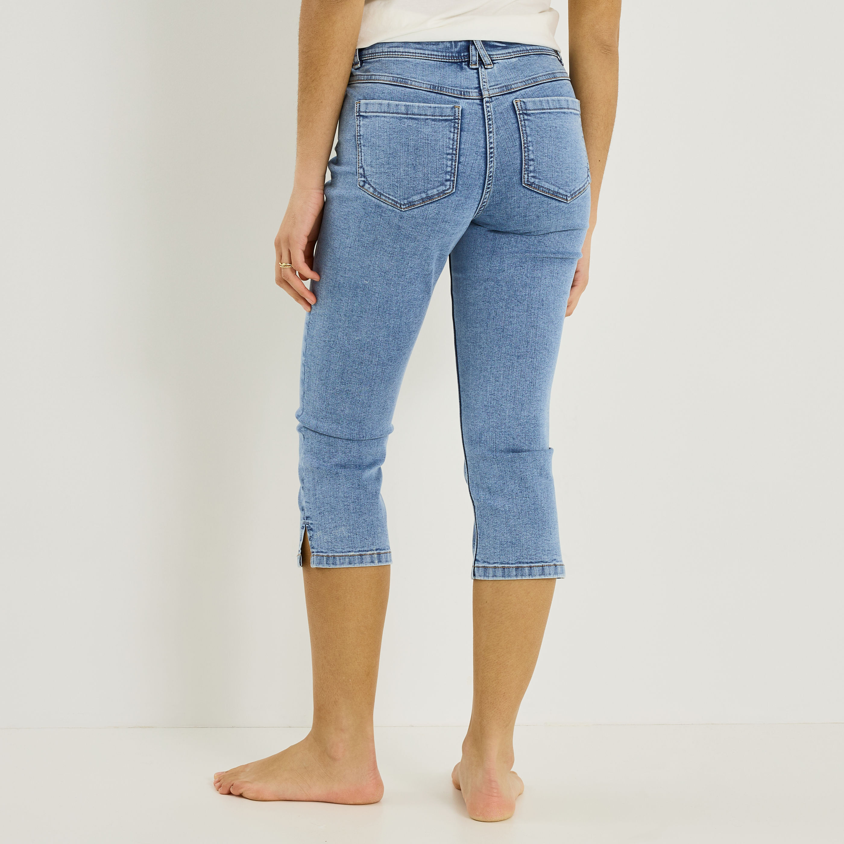 Corsaire en jean femme