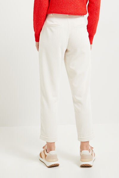 Pantalon velours cotelé femme
