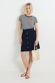 Jupe gaze de coton femme