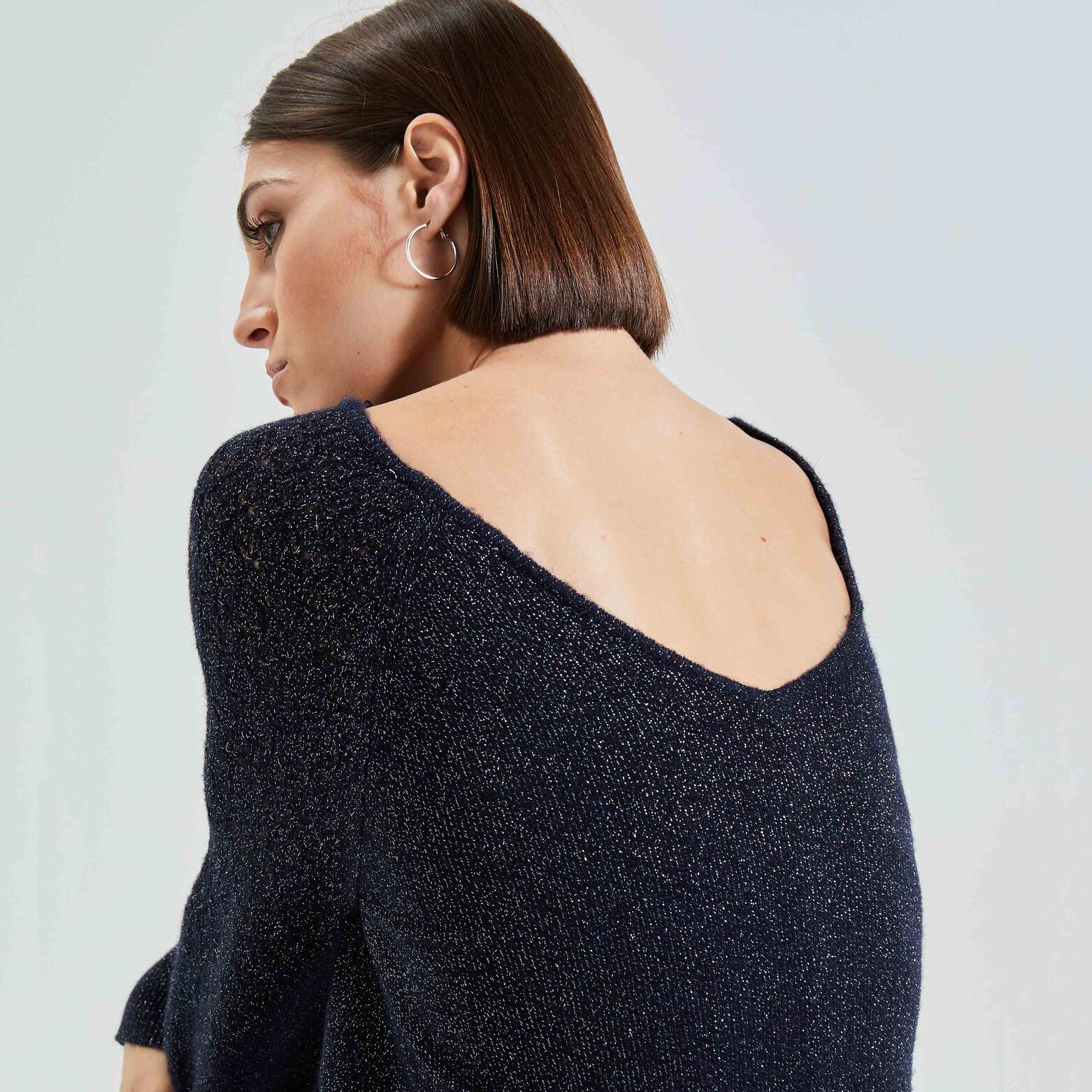 Pull jeux de points femme