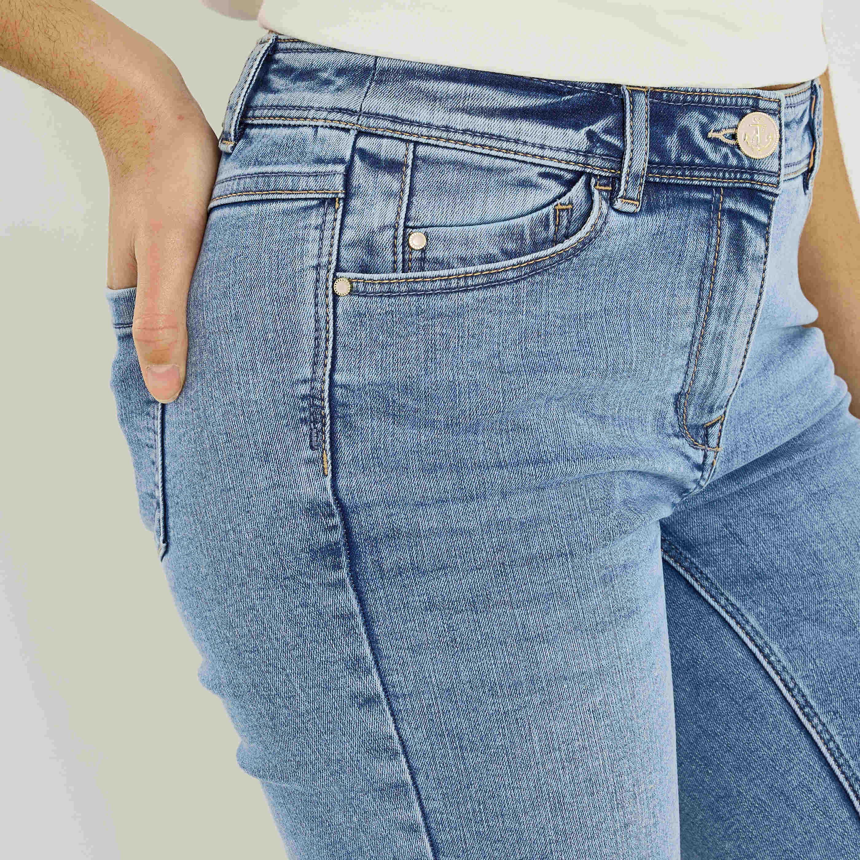 Corsaire en jean femme