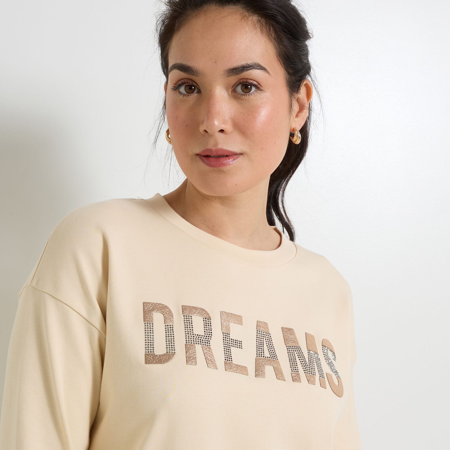 Sweat col rond femme