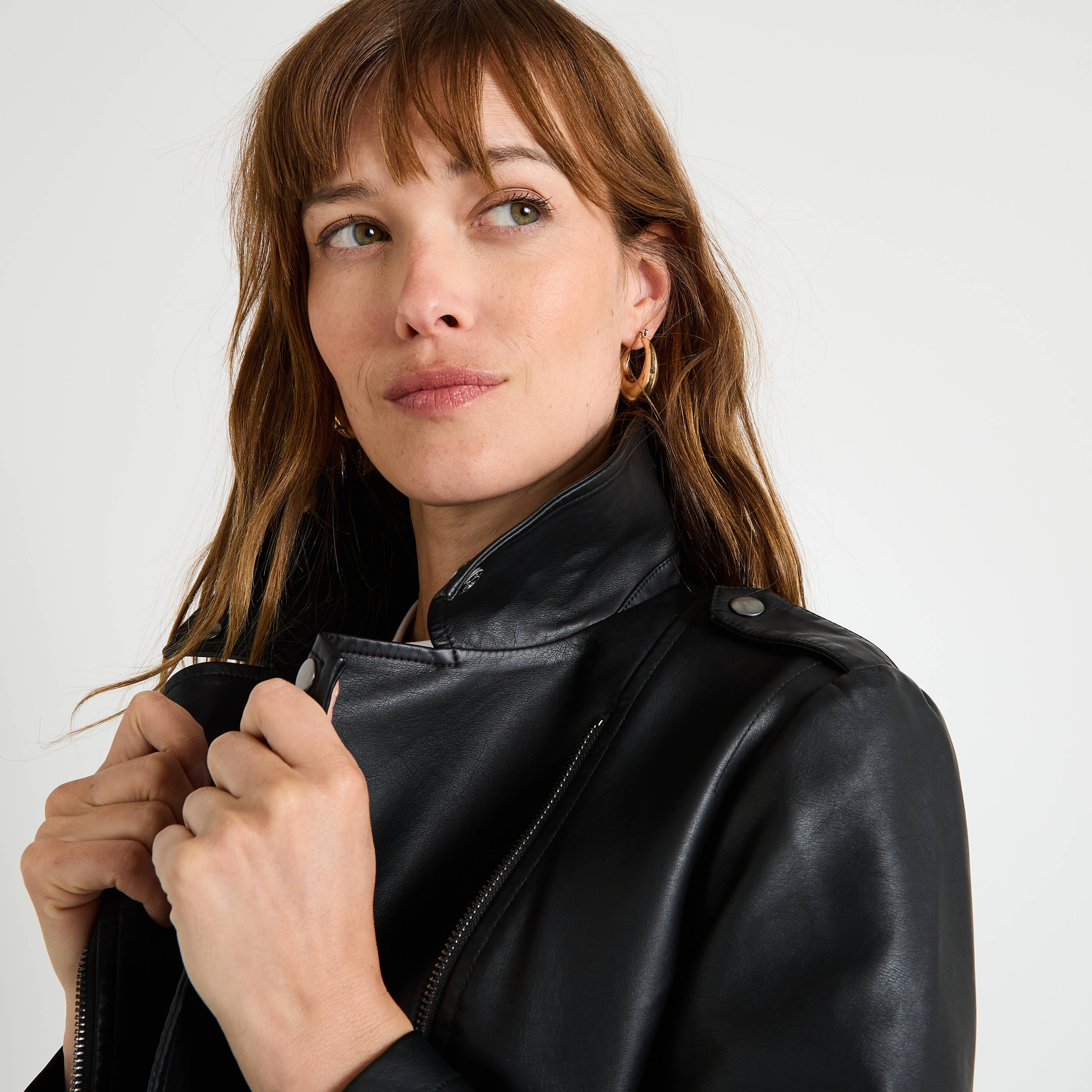 Veste en simili femme