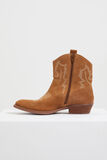 Bottines en cuir femme