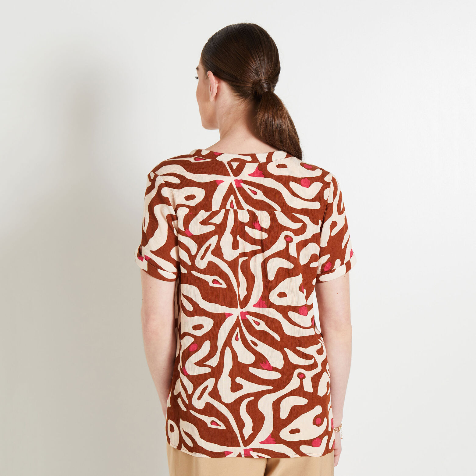 Blouse imprimée femme