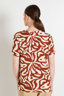 Blouse imprimée femme