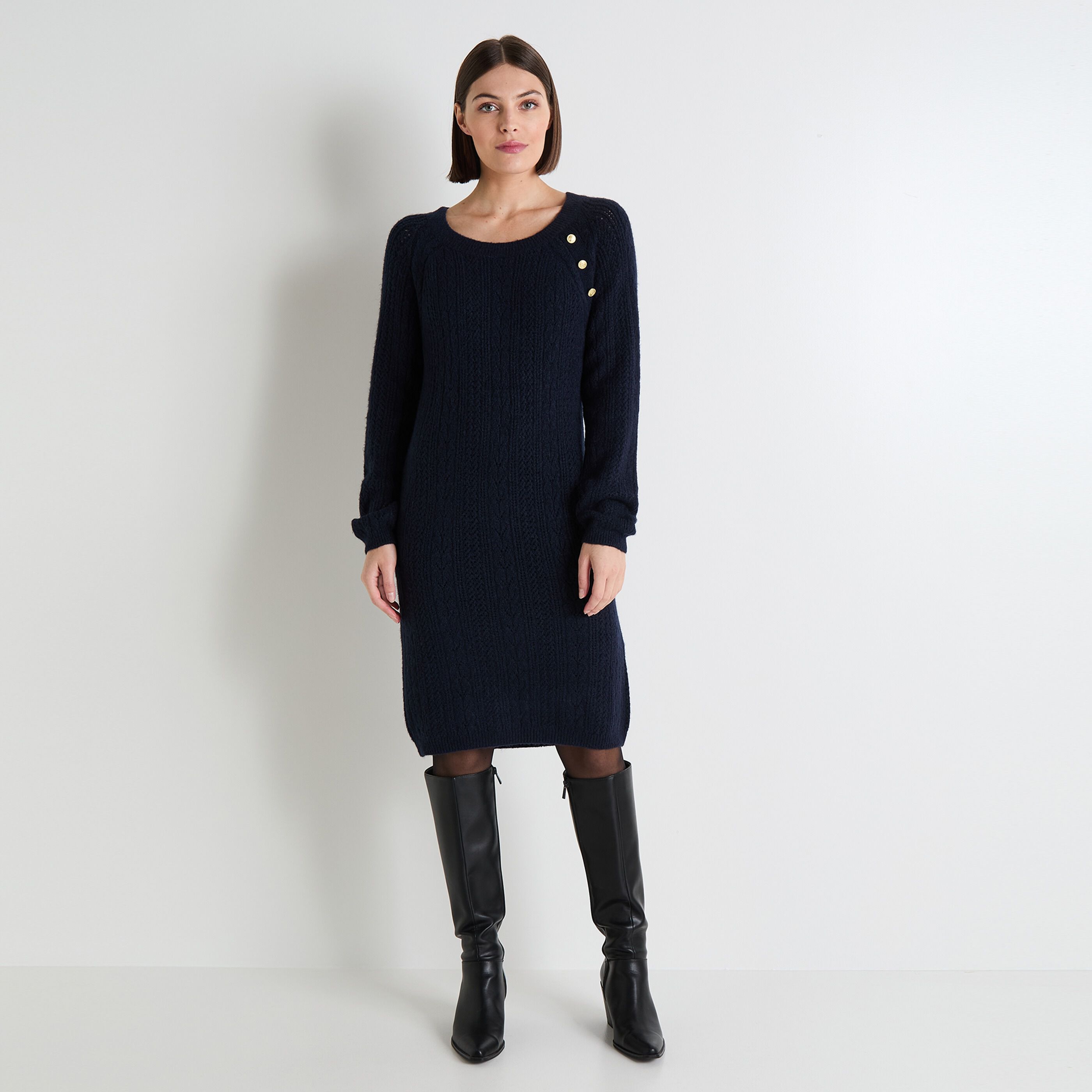 Robe pull grain de malice top