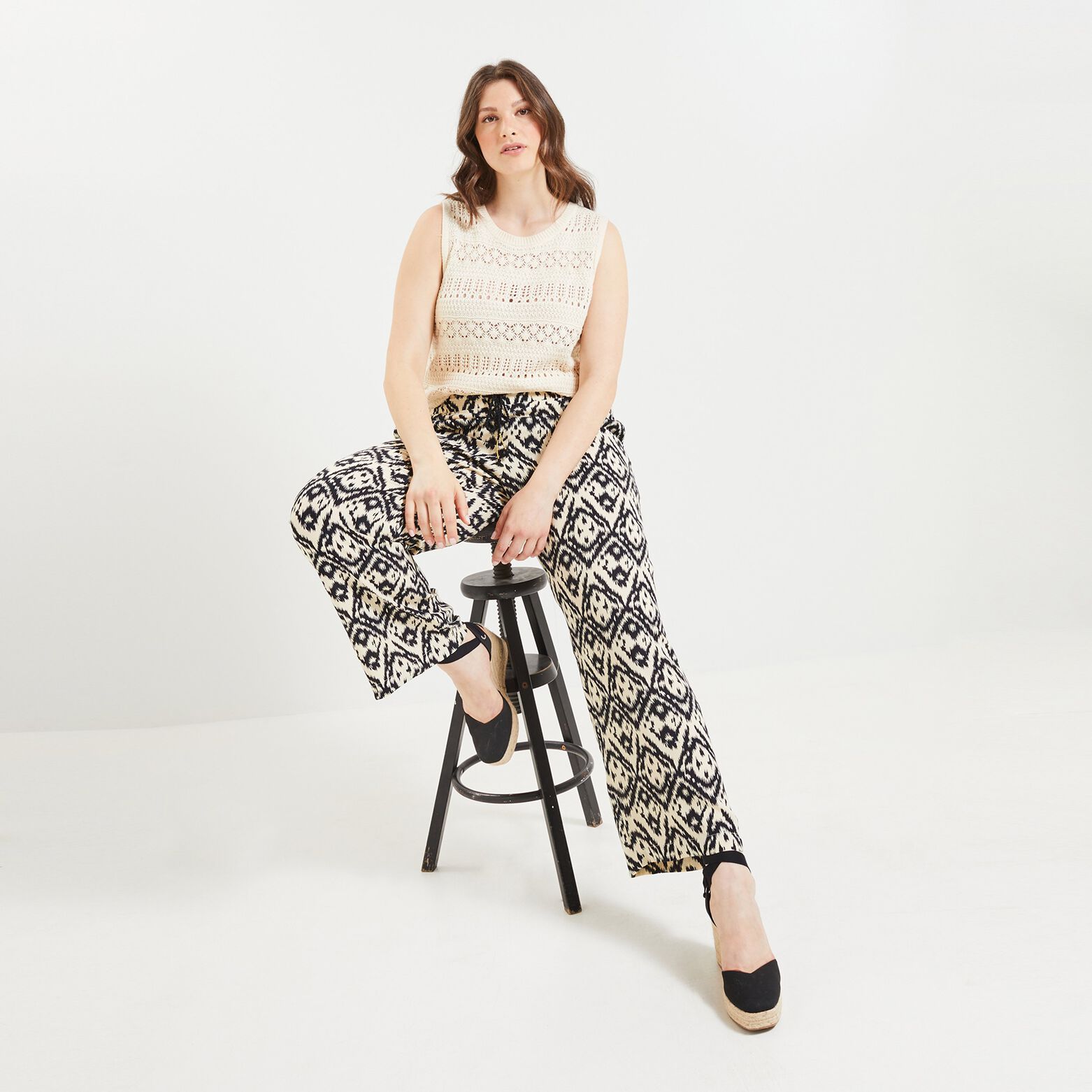 Pantalon fluide femme