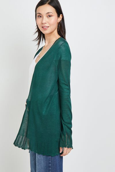 Gilet long femme