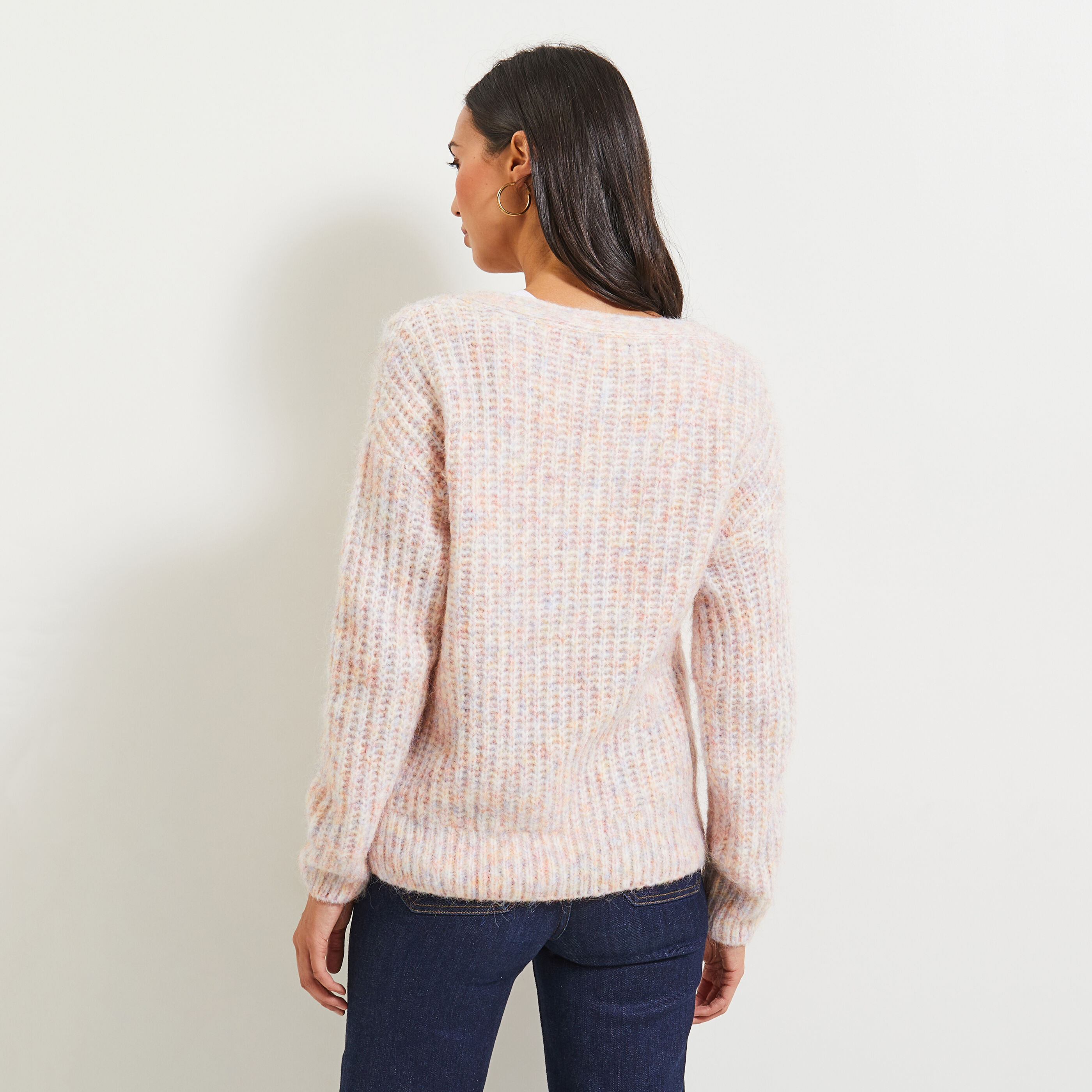 Gilet en sales grosse maille femme