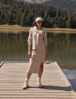 BEIGE CHINE
