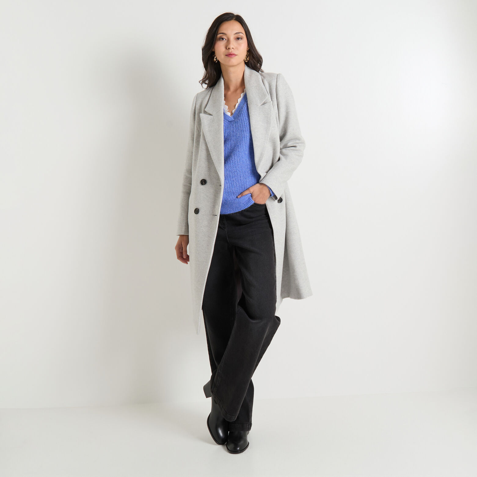 Manteau long femme