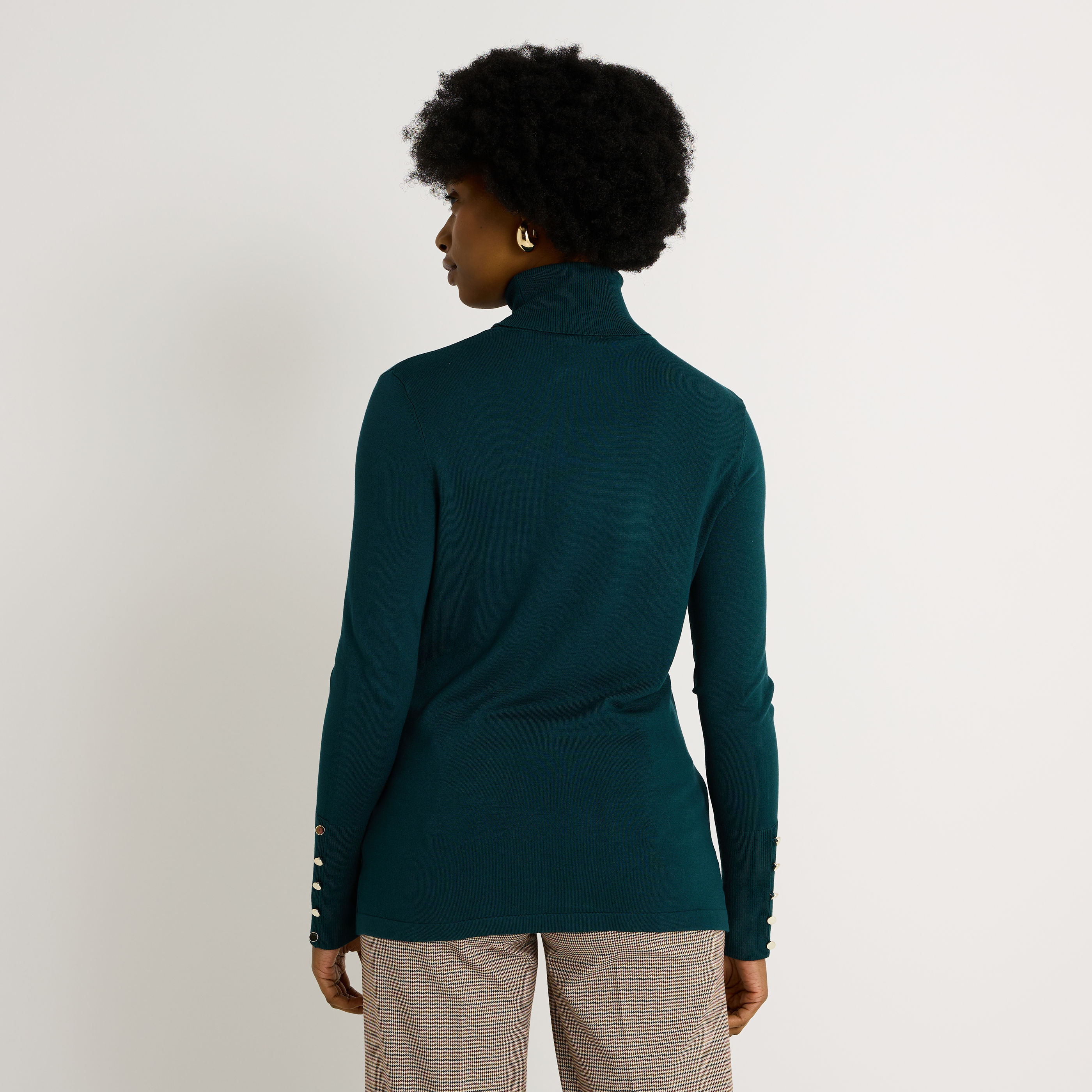 Pull col roul&eacute; femme