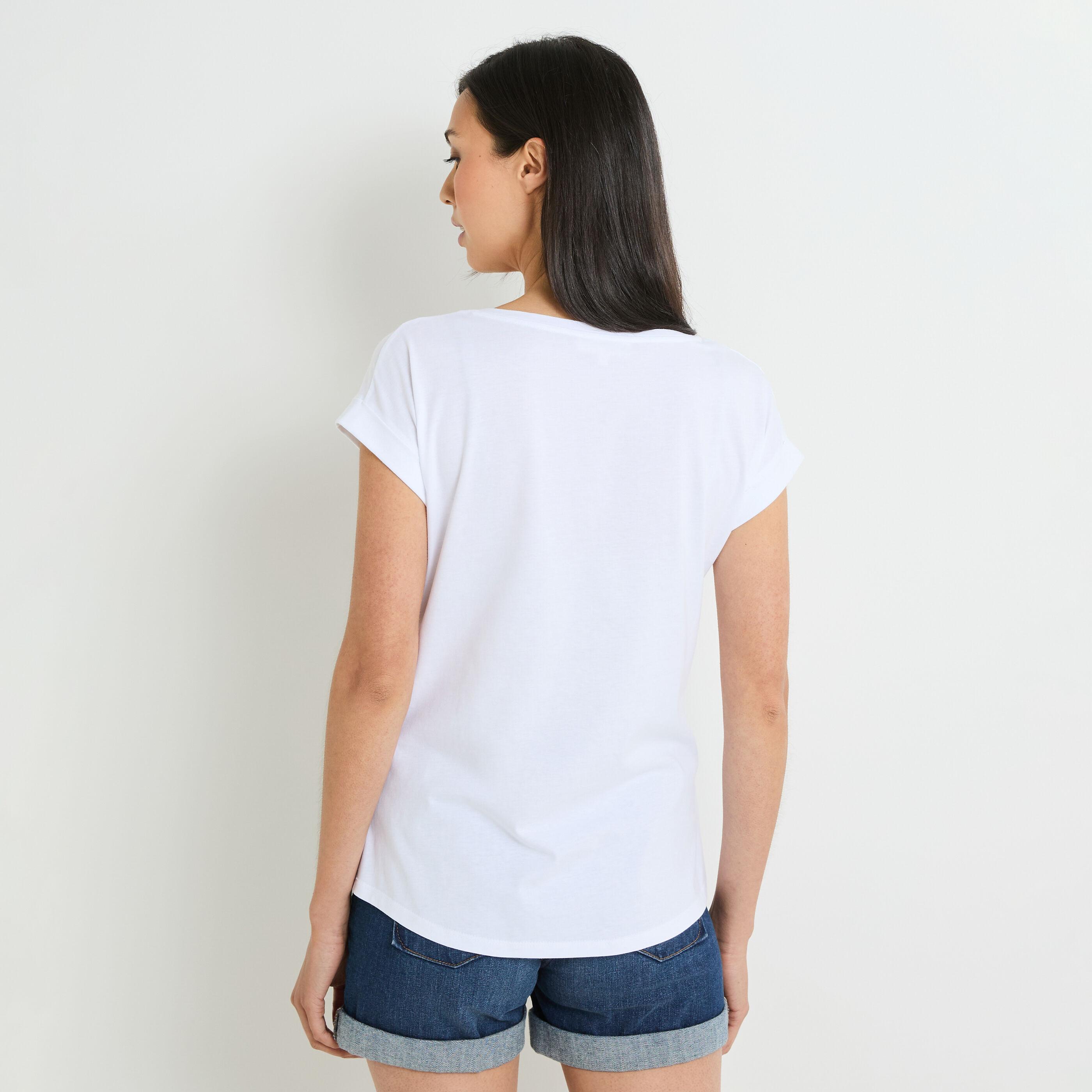 Tshirt print femme