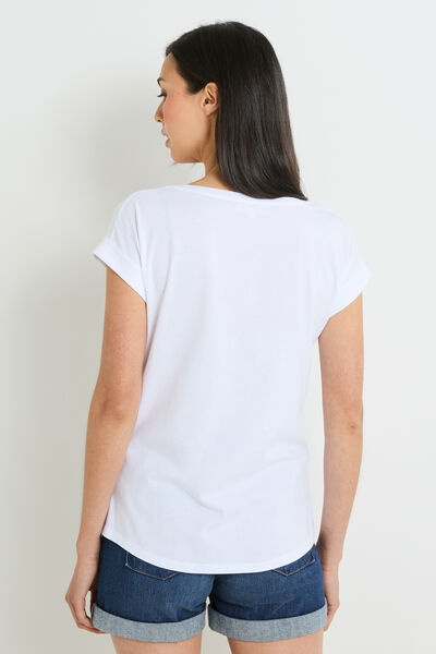 Tshirt print femme