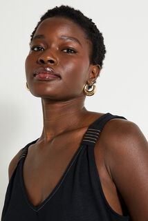 Débardeur col V femme