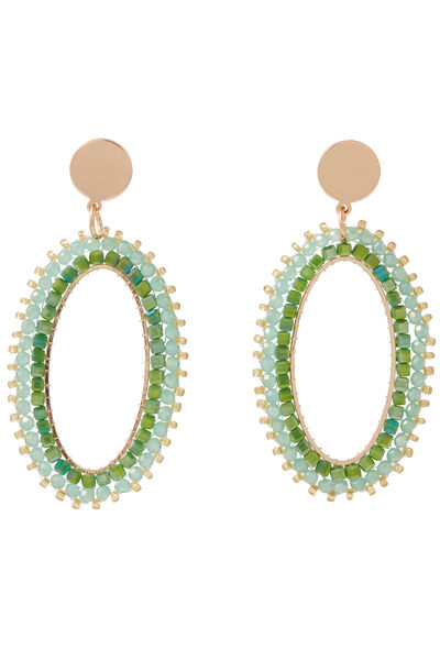 Boucles d'oreilles ovales 