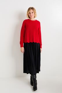 Pull col rond femme