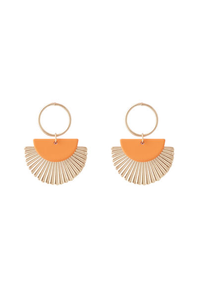 Boucles d'oreilles demi-lune