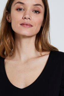 Tshirt col V femme