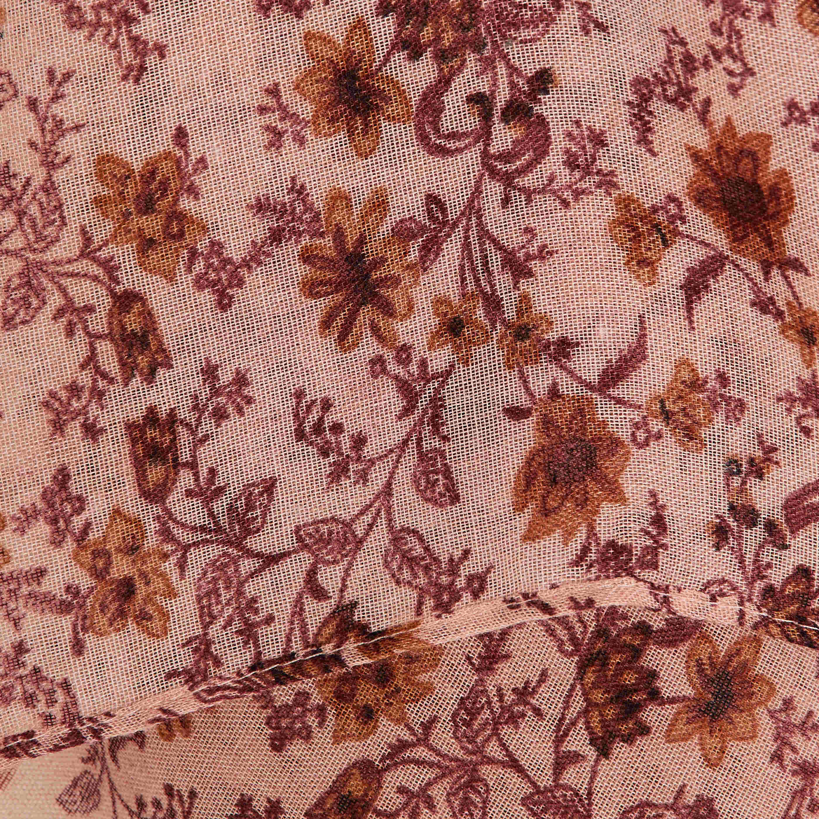 &Eacute;tole longue imprim&eacute; fleuri femme