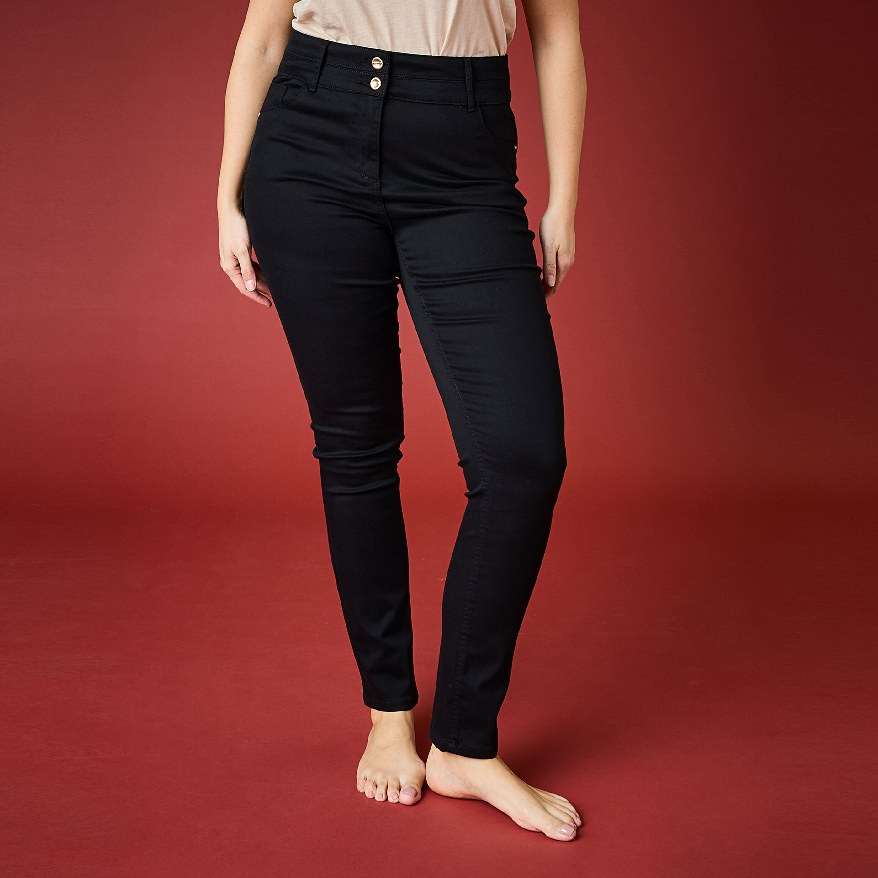 Jean slim taille haute MILAN S02 femme