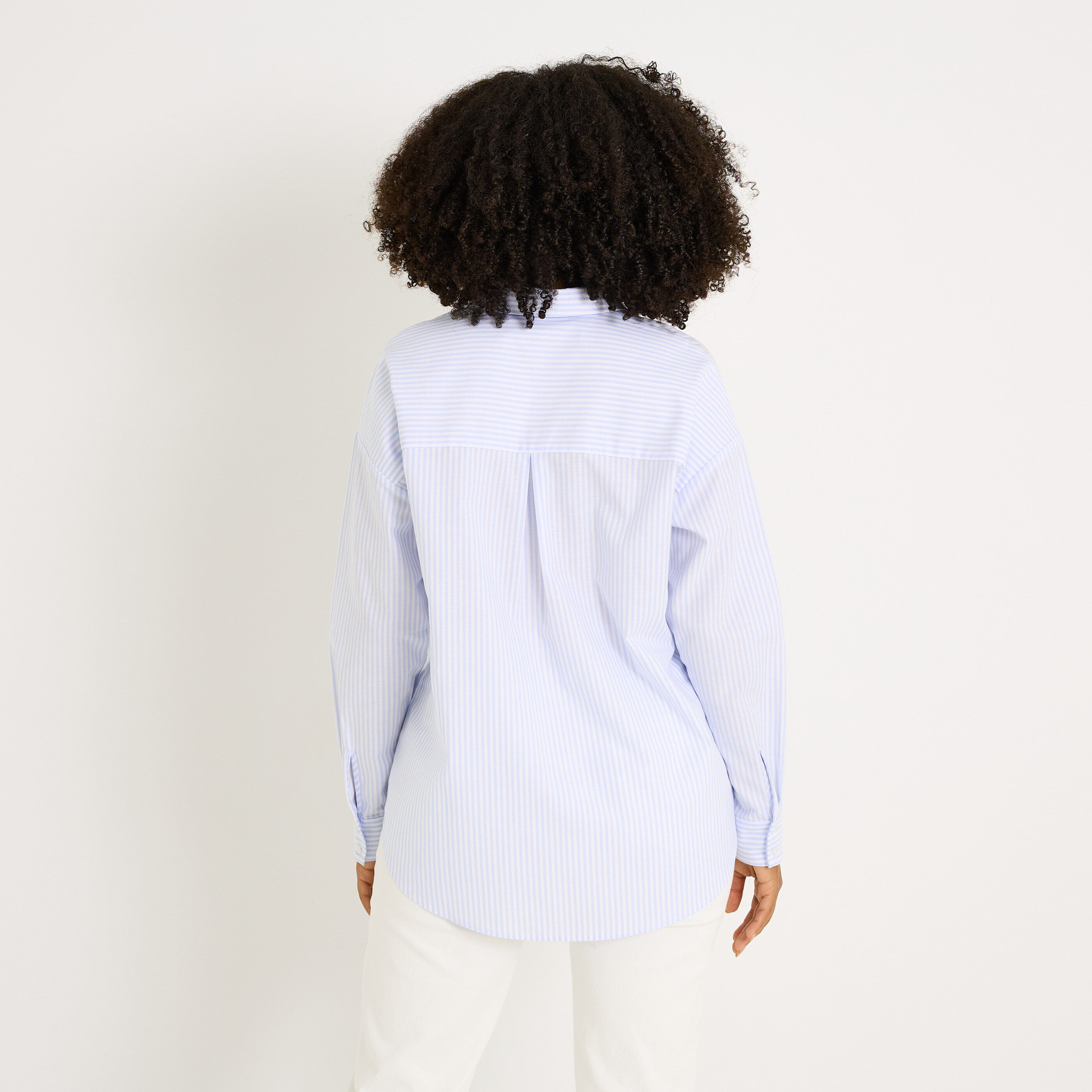 Chemise oversize ray&eacute;e femme