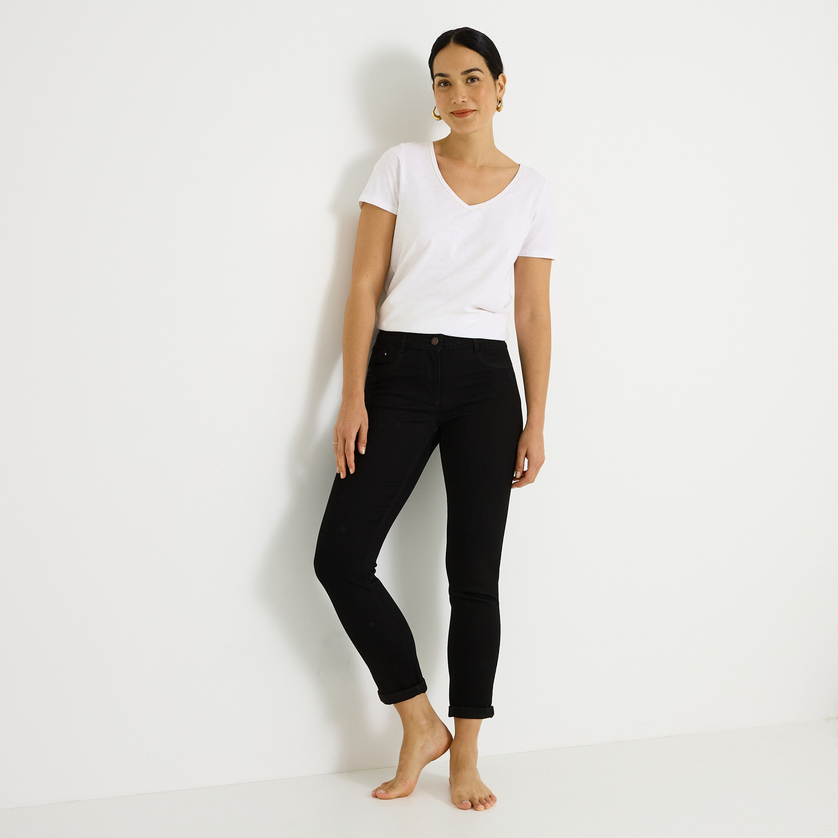 Jean slim raccourci TOKYO R01 femme